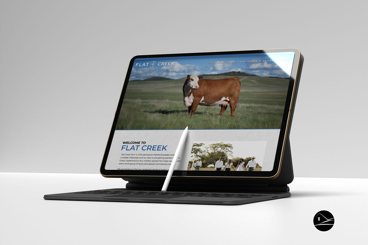 Flat Creek Farm Web Design - Ranch House Designs, Inc.