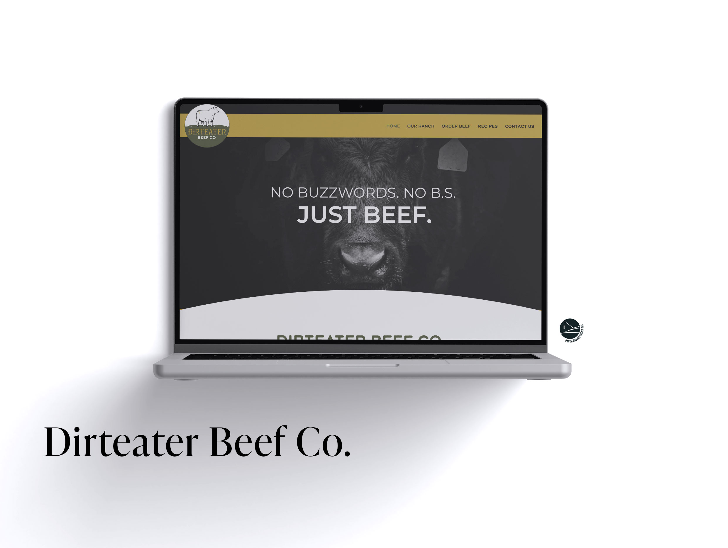 Dirteater Beef Co Web Design - Ranch House Designs, Inc.