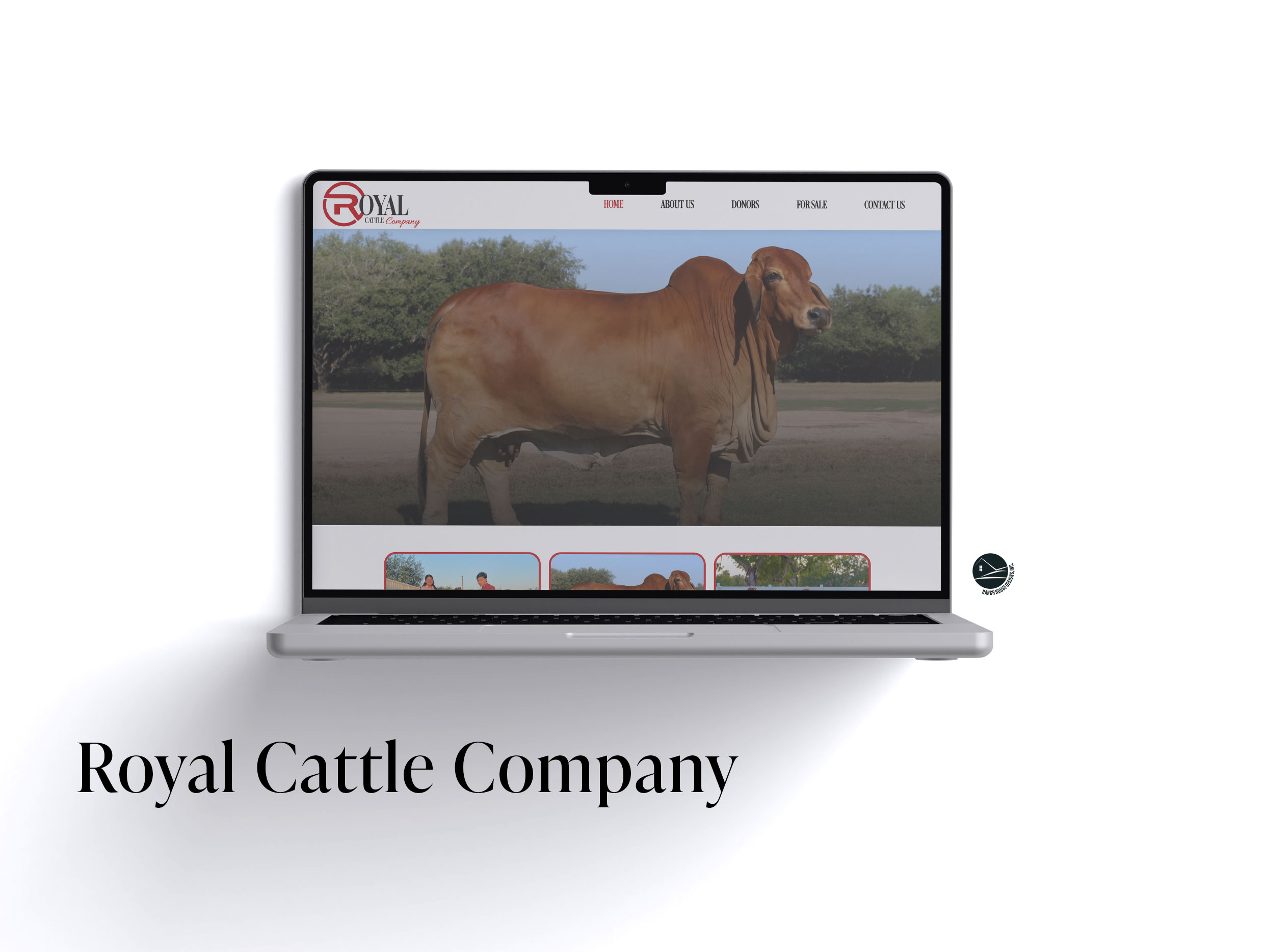 Royal Cattle Company Web Design - Ranch House Designs, Inc.