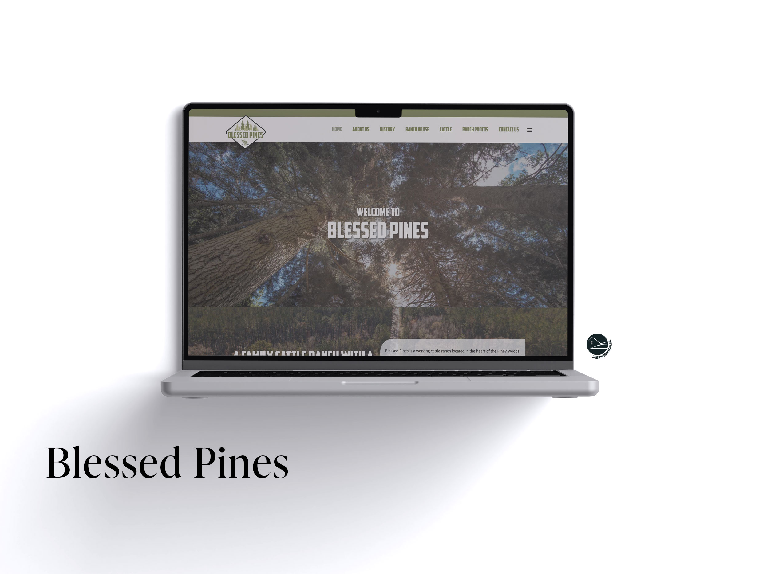 Blessed Pines Web Design - Ranch House Designs, Inc.