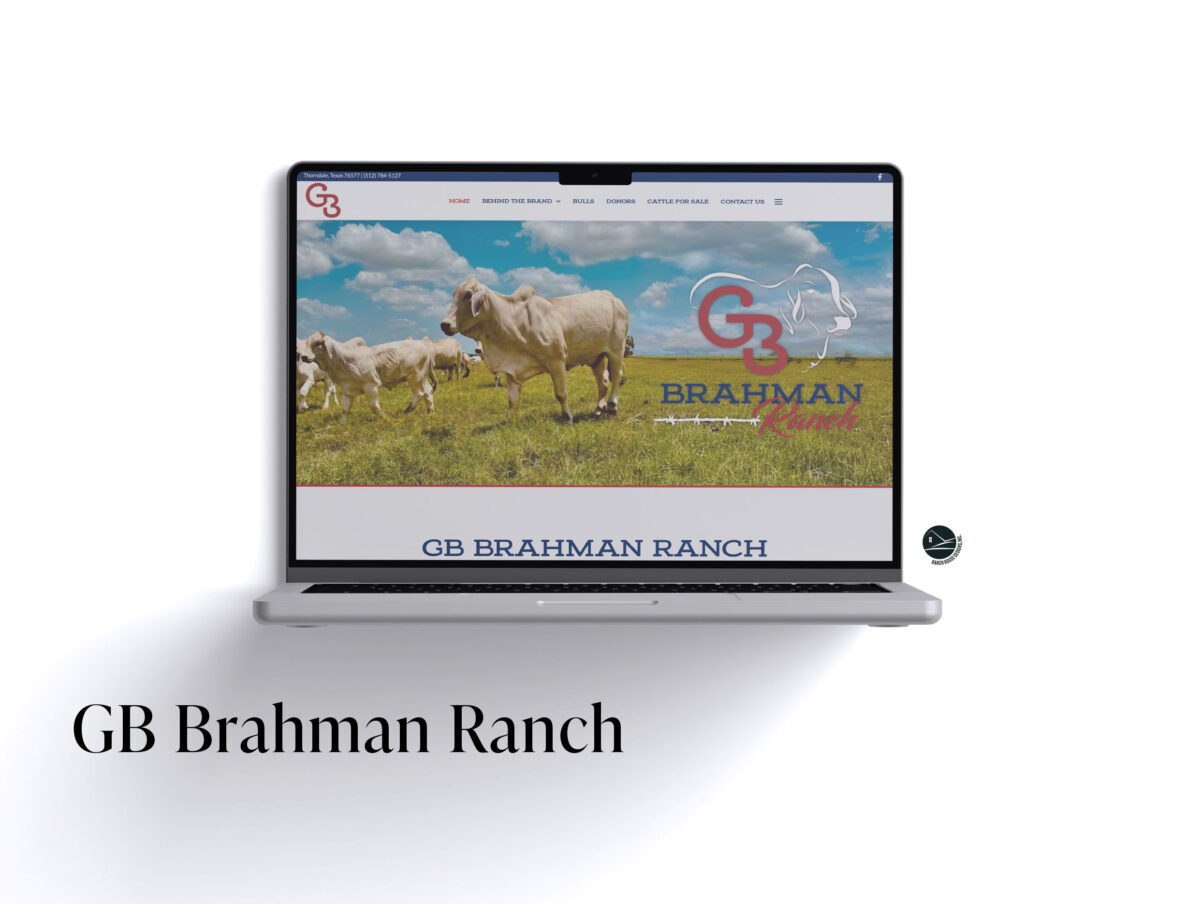 GB Brahman Ranch Web Design - Ranch House Designs, Inc.