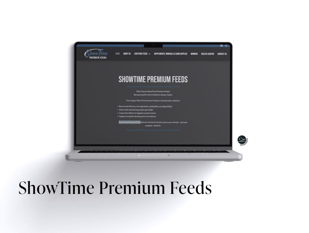 ShowTime Premium Feeds Web Design - Ranch House Designs, Inc.