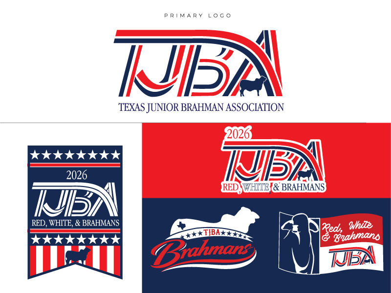 Texas Junior Brahman Association Logo Design - Ranch House Designs, Inc.