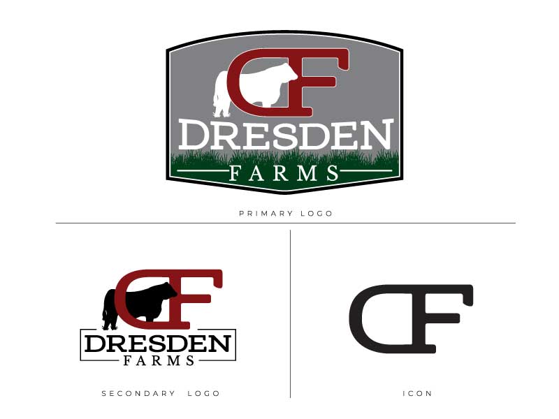 Featured image for “Dresden Farms Logo Design”