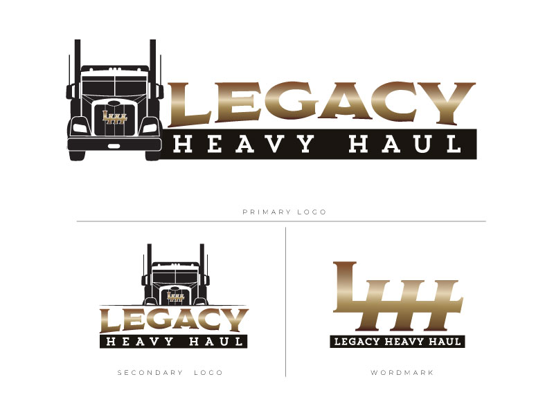 Featured image for “Legacy Heavy Haul Logo Design”