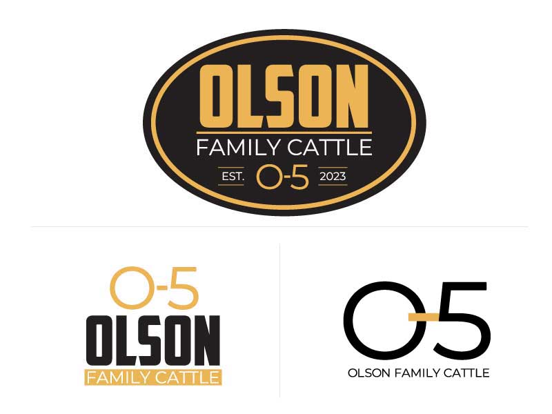 Featured image for “Olson Family Cattle Logo Design”