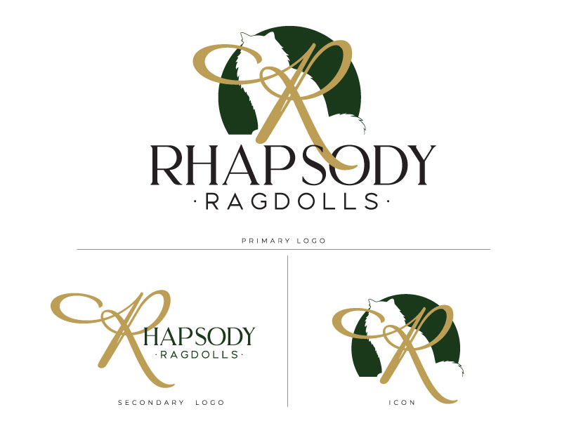 Rhapsody Ragdolls Logo Design - Ranch House Designs, Inc.