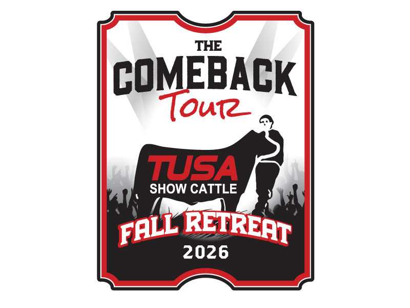 Featured image for “Tusa Show Cattle Fall Retreat Logo Design”